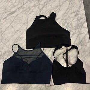 Lululemon Sports Bra 3 Pack Size 10